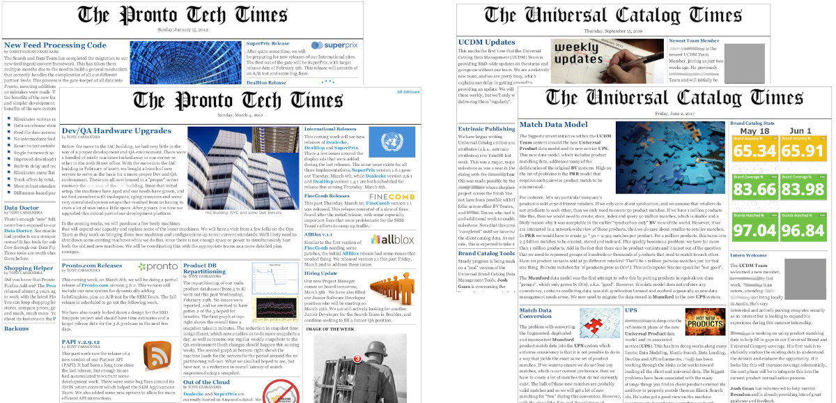 Company Newsletter Examples