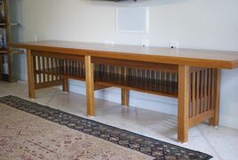 Mahogany Bench