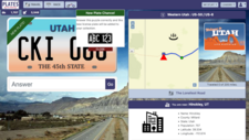 Plates Across America Main puzzle page